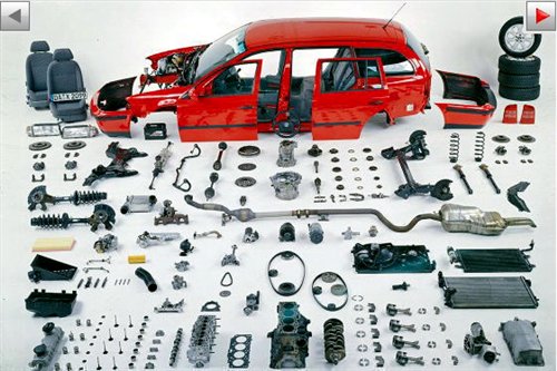 超過50款海外車型拆解圖全覽 深度解析汽車零配件設(shè)計(jì)之美